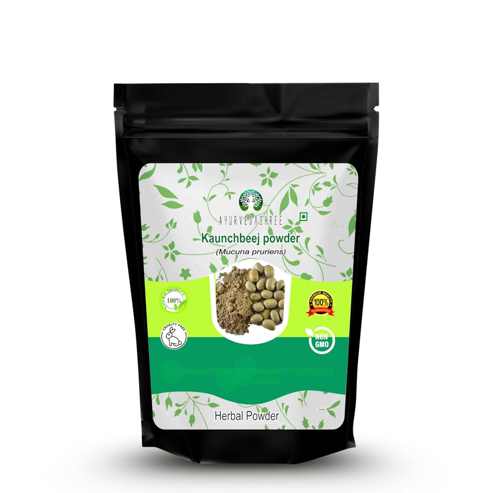 Packaging of AYURVEDASHREE Mucuna Seed Powder 50g