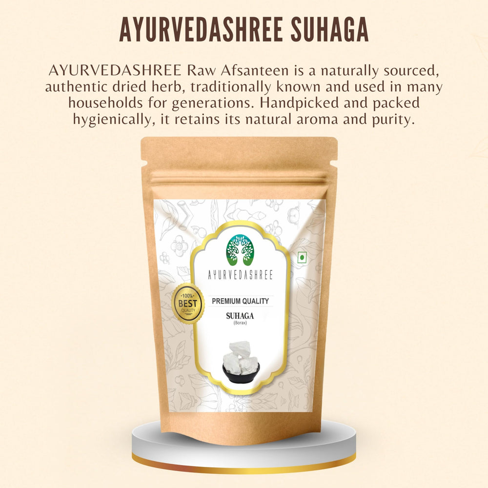 Natural Suhaga borax crystals in 200g