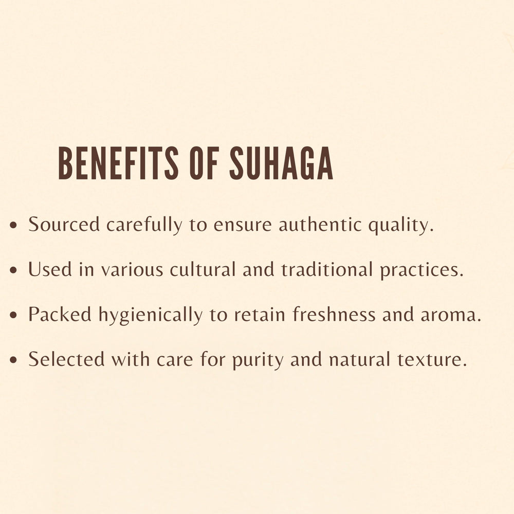 Eco-friendly Suhaga crystals 200g