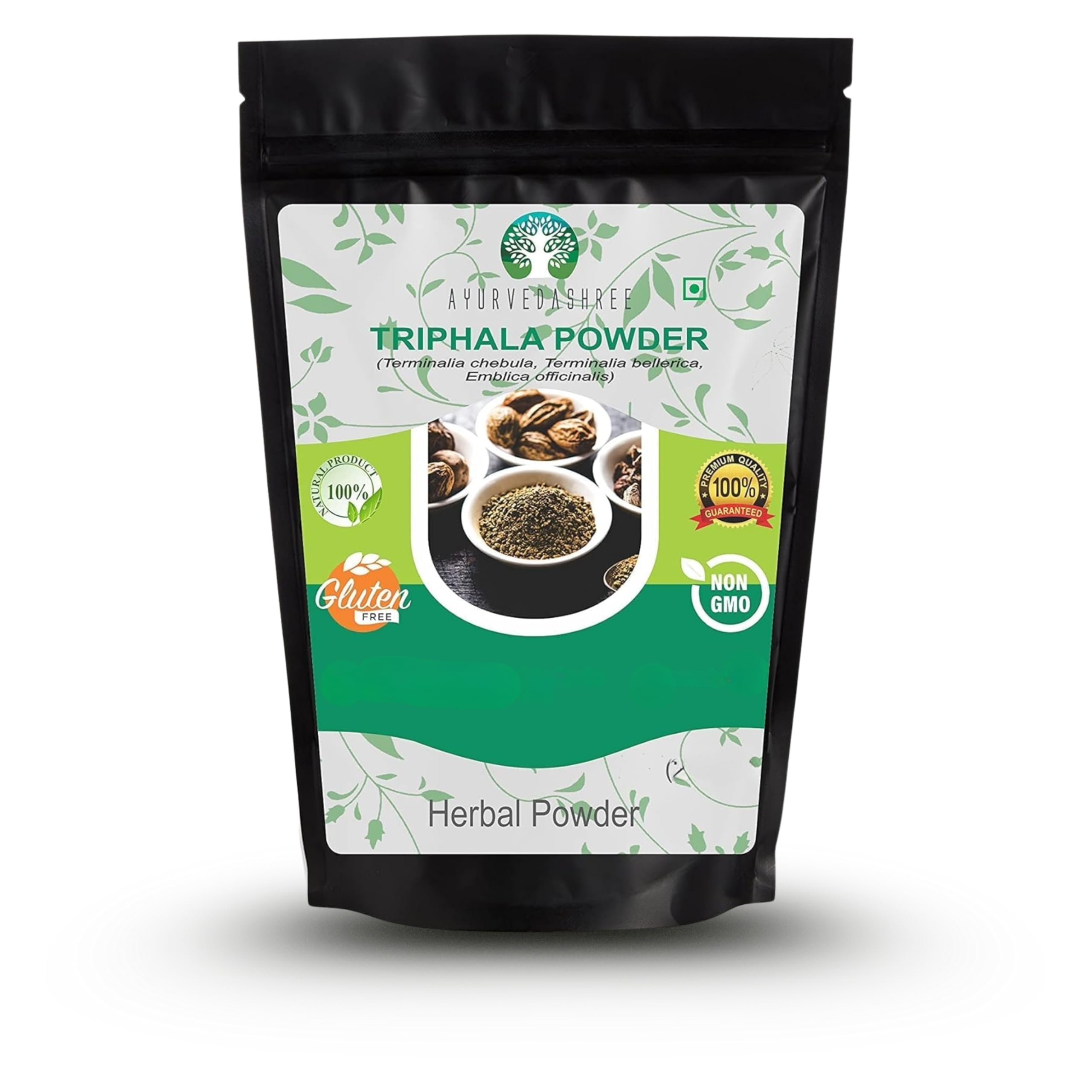 AYURVEDASHREE Triphala Powder 200 Gm packaging front view