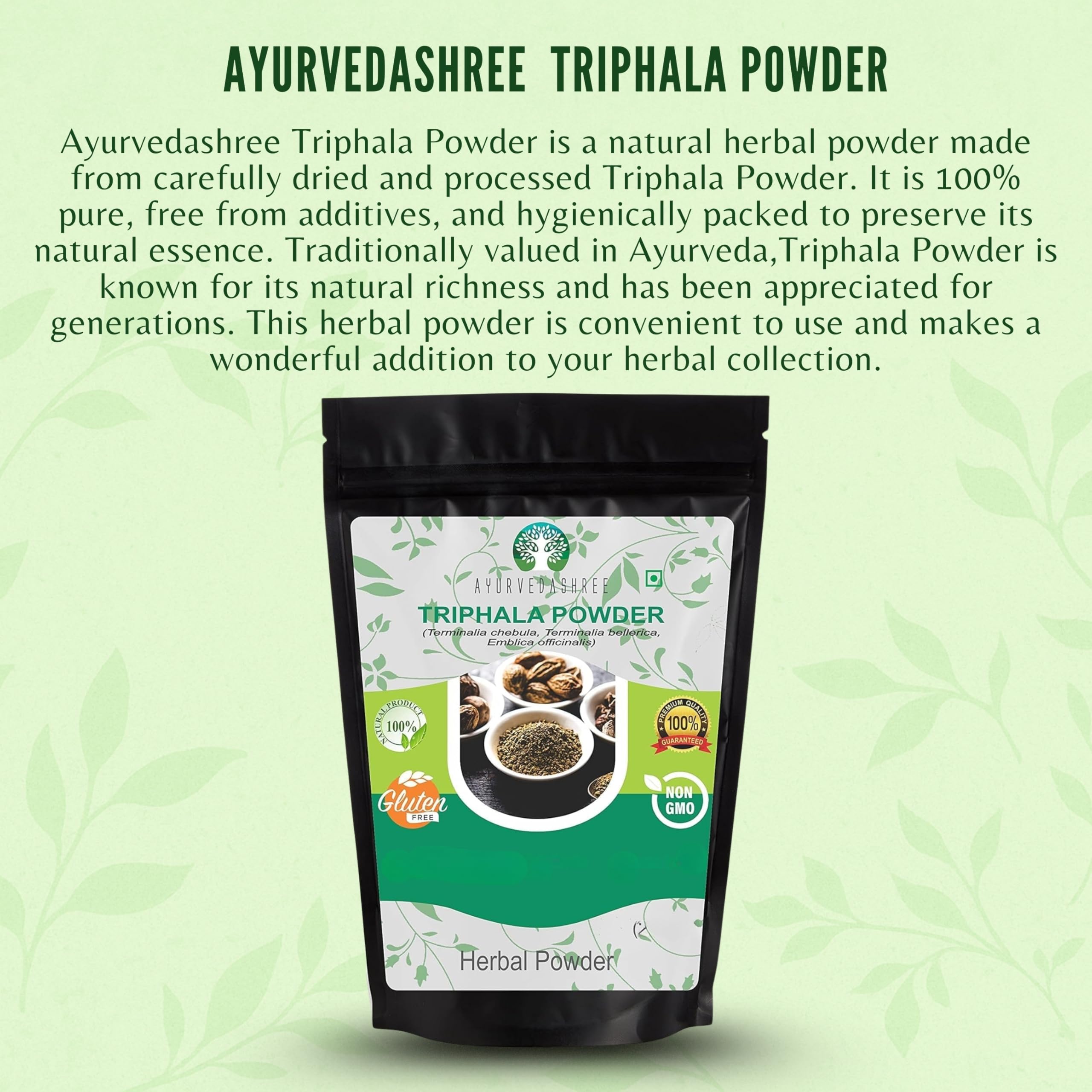 Fine powder texture close-up