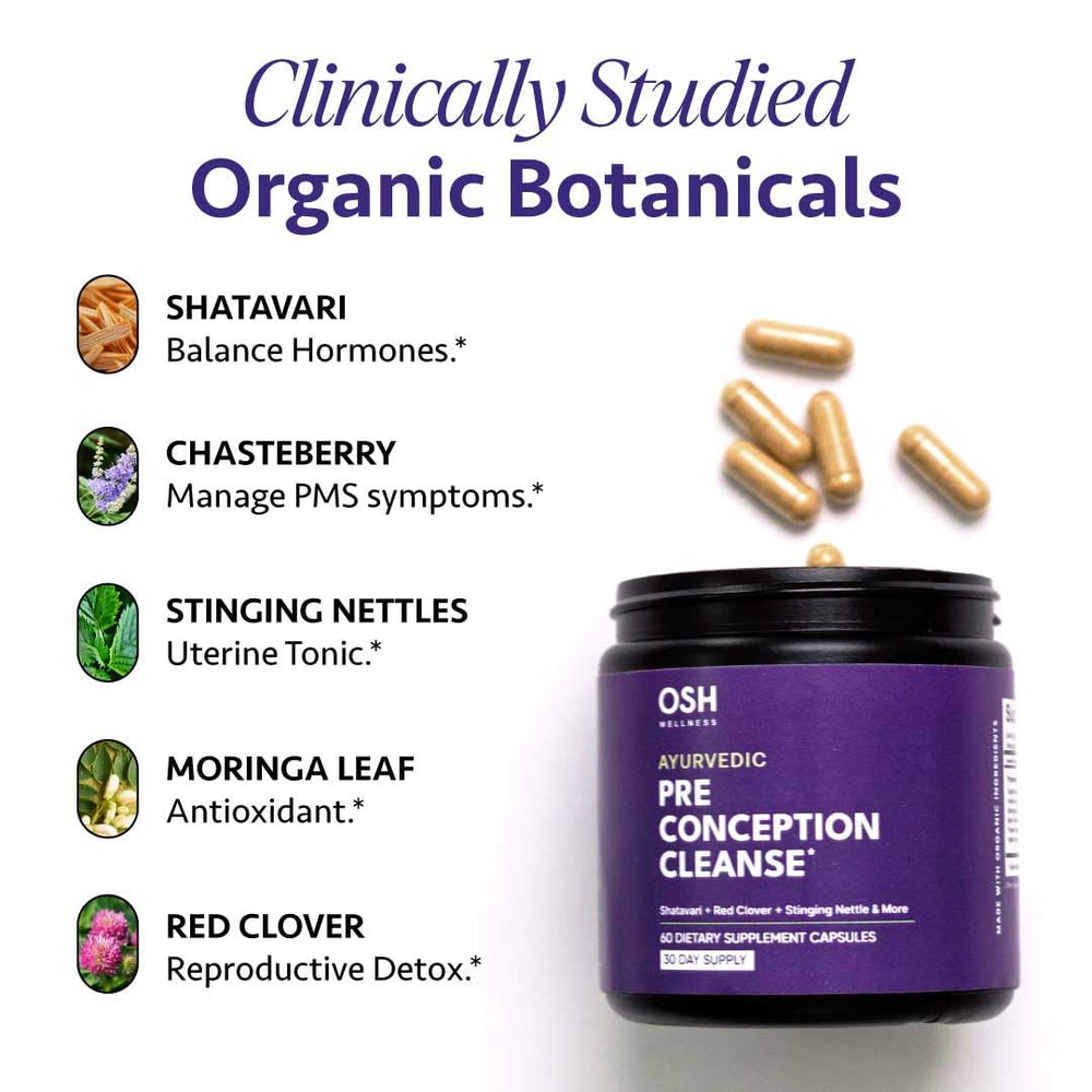 Womb cleanse and reproductive health support