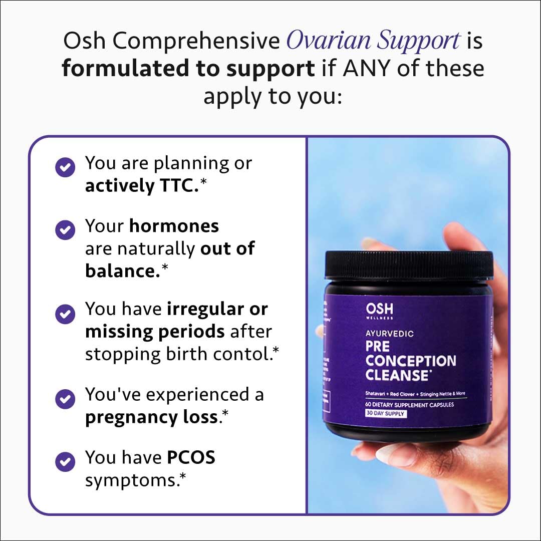 Botanicals crafted to prepare for pregnancy and cycle regularity