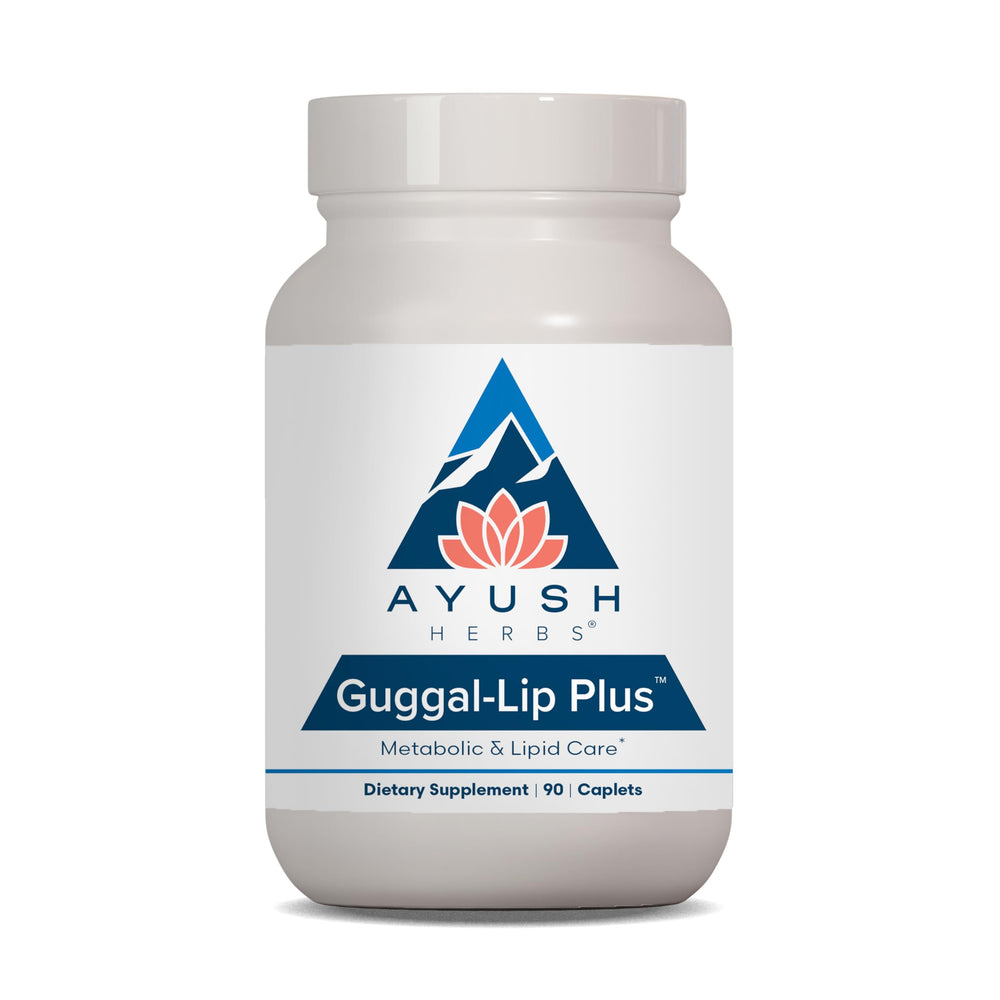 Ayush Herbs Guggal-Lip Plus bottle front view