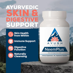 Image depicting clear skin and radiant complexion associated with Neem Plus