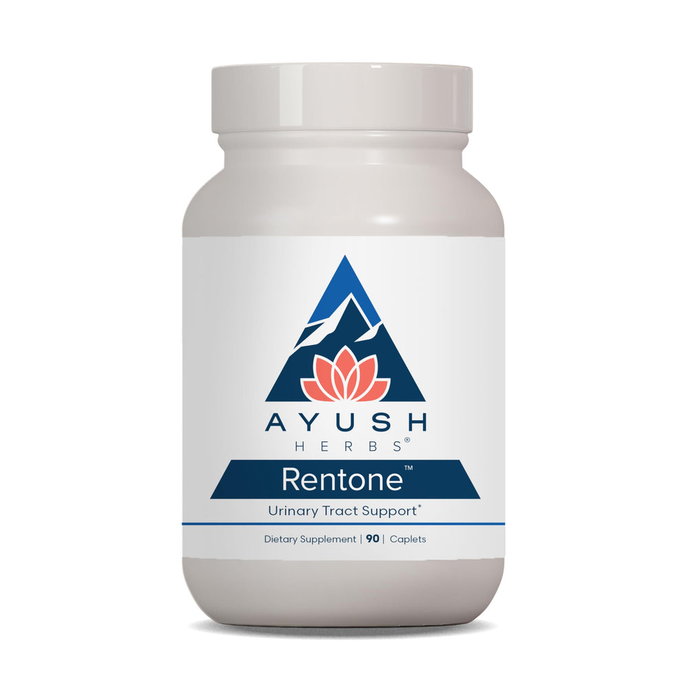 Ayush Herbs Rentone bottle on a white background