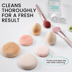 All-in-one cleanser for brushes, sponges, and puffs from Azang.