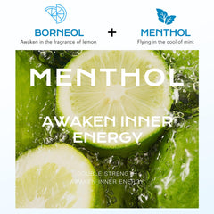 AZHAIBUQI nasal-stick-mint closeup showing crisp menthol aroma for alert breathing.