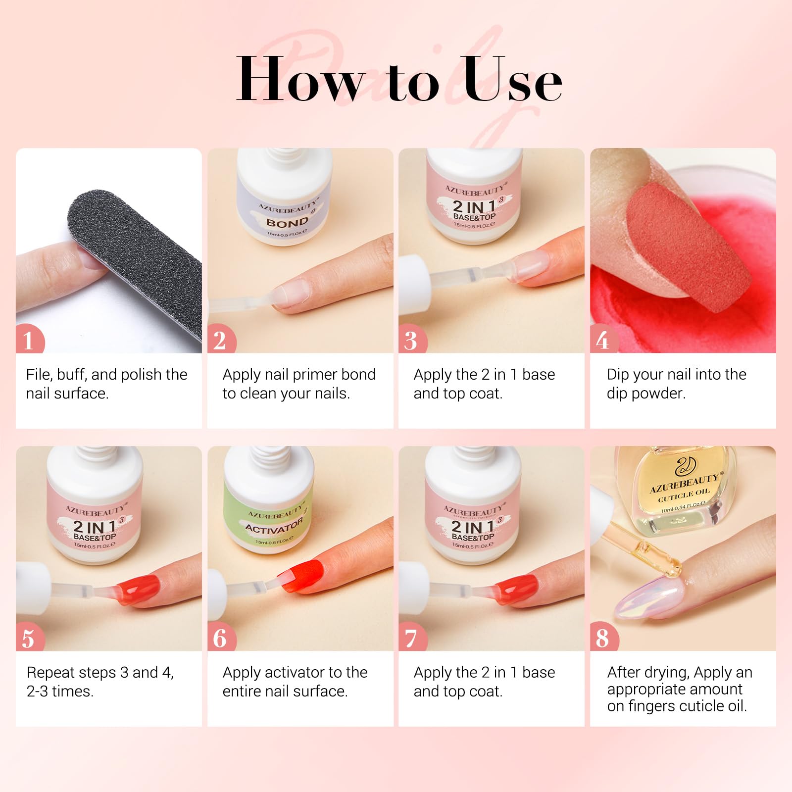 AzureBeauty ceramic bottle design reduces odor and feels premium