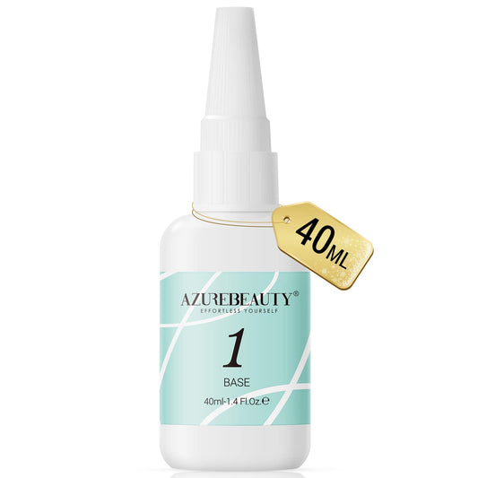 AzureBeauty dip base coat 40ml refill pack, ideal for cost-effective home nail art.