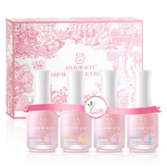 AZUREBEAUTY base coat bottle shown for smooth, durable dip protection