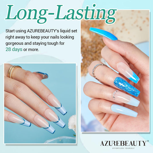 AzureBeauty base coat with plant formula, gentle on nails during daily DIY manicures.