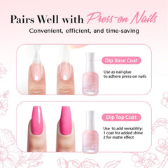AZUREBEAUTY dip kit close-up packaging highlights generous 15ml bottles