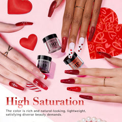 AzureBeauty rose tone creates soft, feminine nail style.