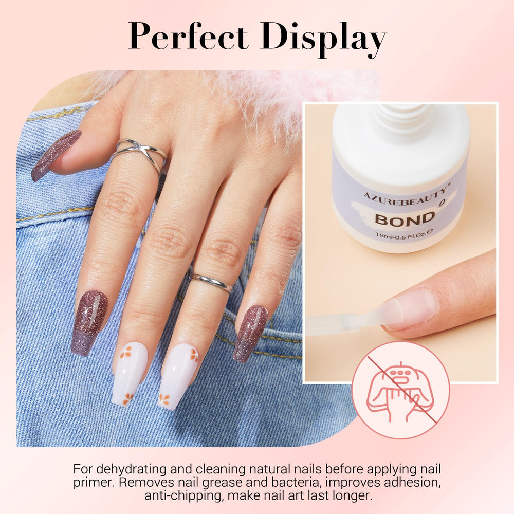 AzureBeauty dip top coat bottle adds shine and lasting protection