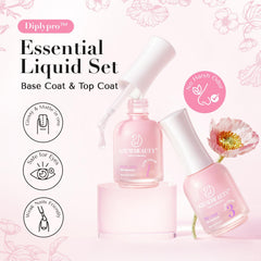 AzureBeauty 2-piece dip liquid set supports quick drying and easy at-home manicure.