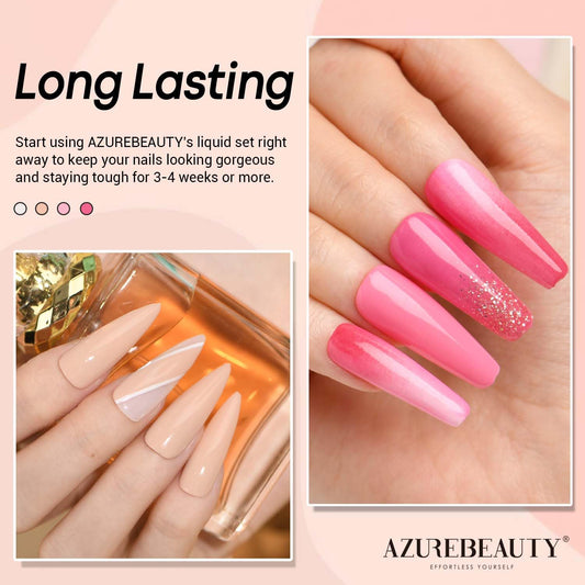 AZUREBEAUTY top coat bottle closeup highlights ceramic design and low odor.
