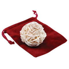AzureGreen Desert Rose crystal formed from Selenite and Barite for protection and energetic use