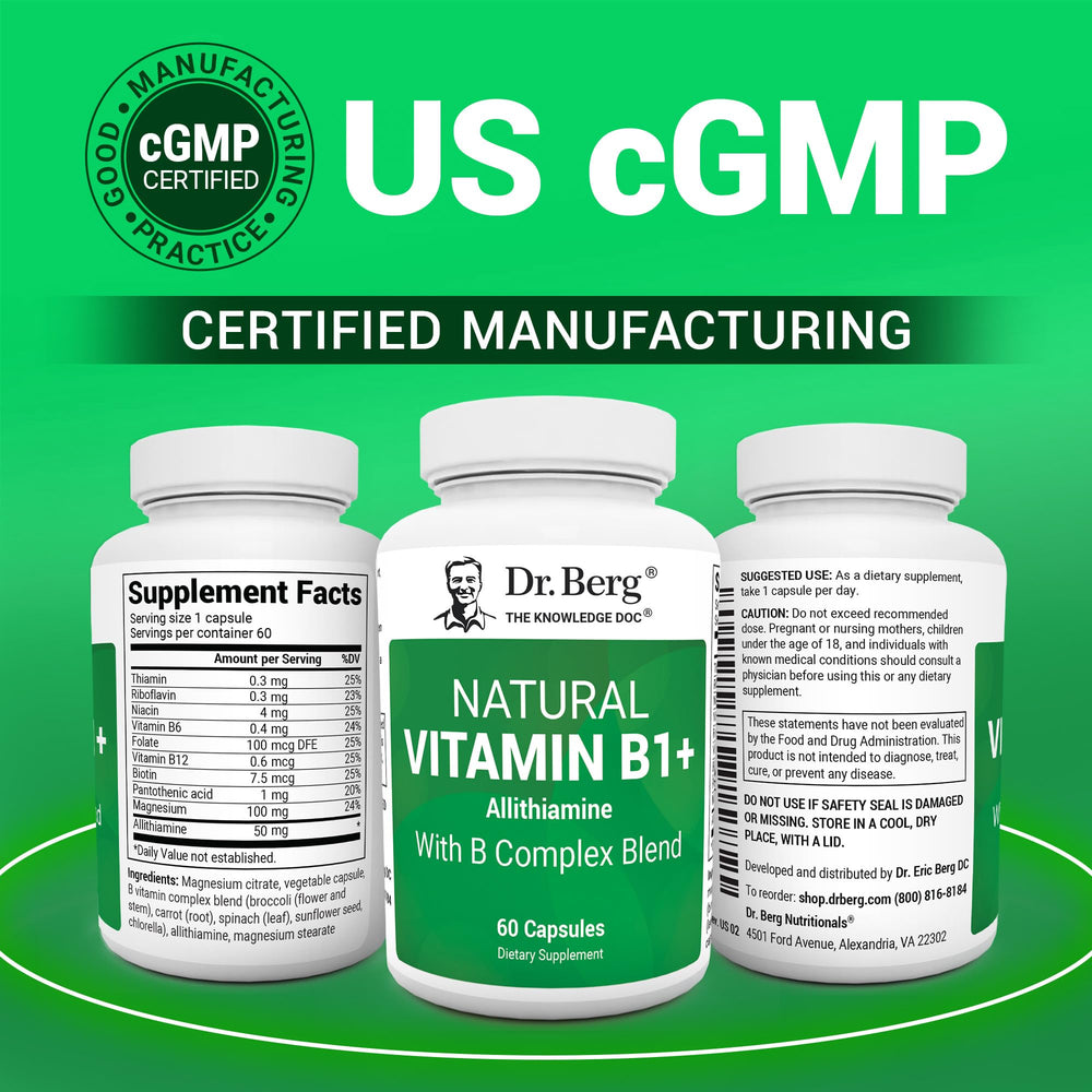 60-cap B vitamin complex capsules and packaging