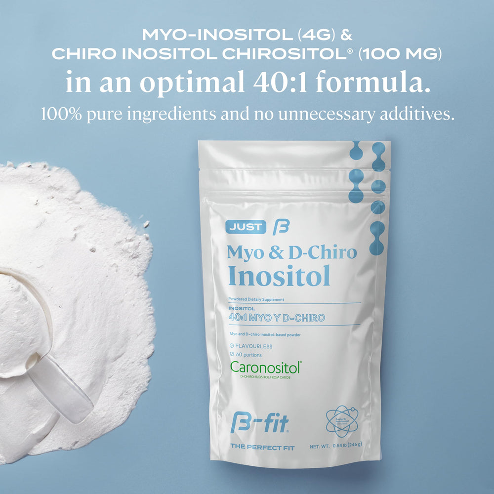B-FIT B Inositol 40:1 ratio label highlights the blend.