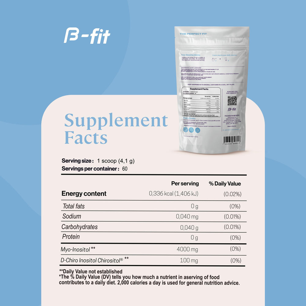 B-FIT B packaging front shows convenient 2-month supply.