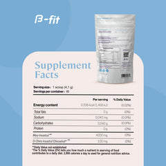 B-FIT B packaging front shows convenient 2-month supply.