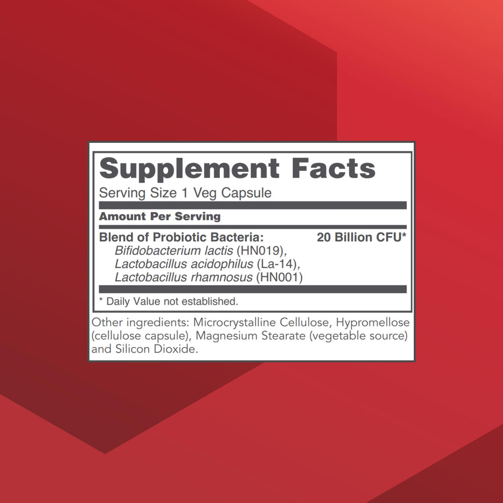 Bifidobacterium lactis HN019 GI support probiotic