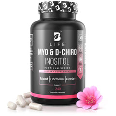 Hero shot of B Life Myo-Inositol & D-Chiro Inositol 40:1 for Women bottle