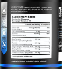 Serving suggestion: 2 capsules per day for a 30-day supply