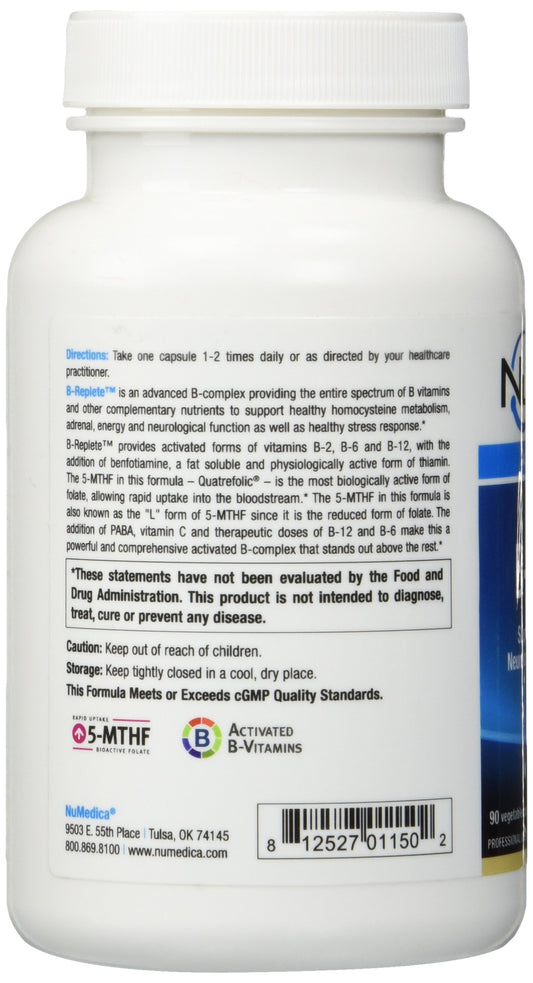 Close-up of B-Replete 90 Capsules capsules