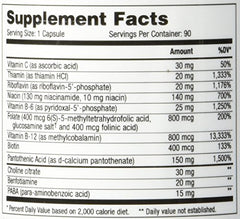 Front view of B-Replete 90 Capsules bottle