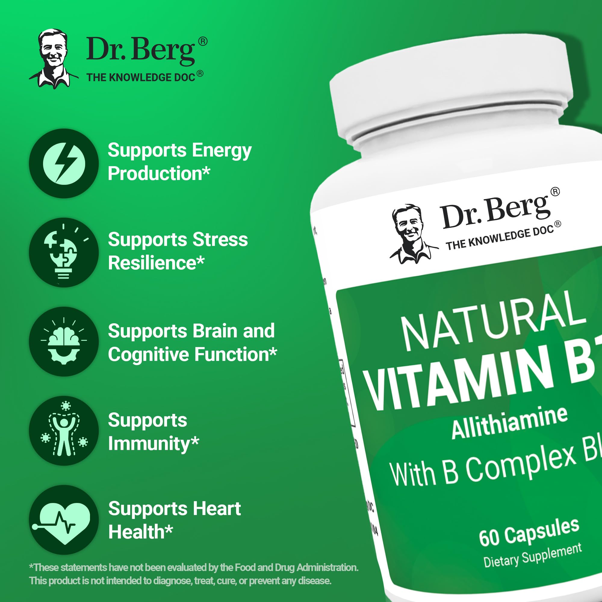 Graphic of essential B vitamins included in the complex