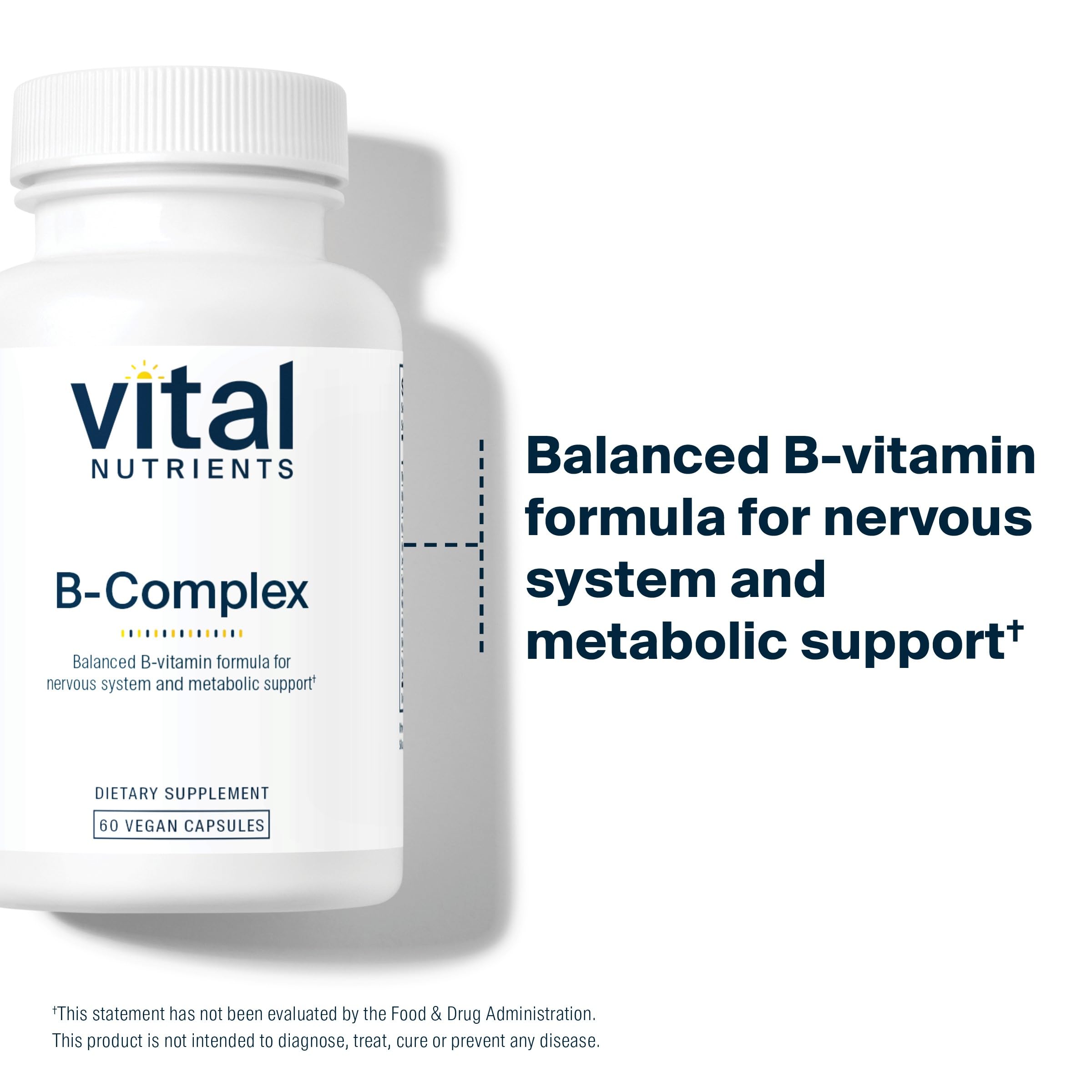 Graphic showing B vitamins supporting energy production and metabolism
