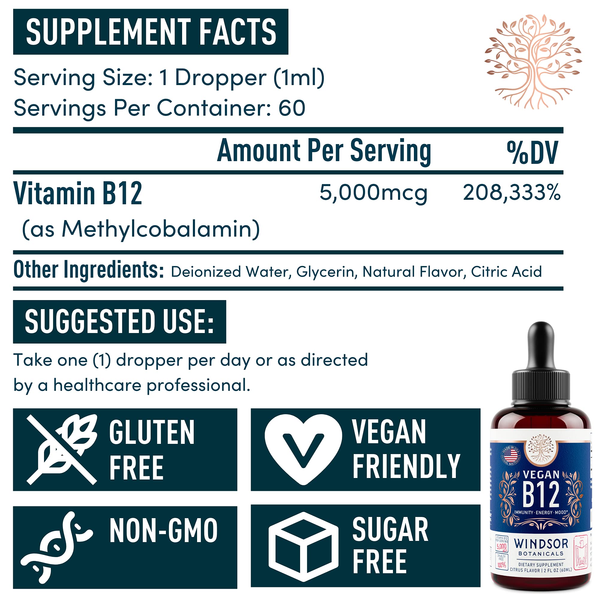 B12 drops supporting immune health