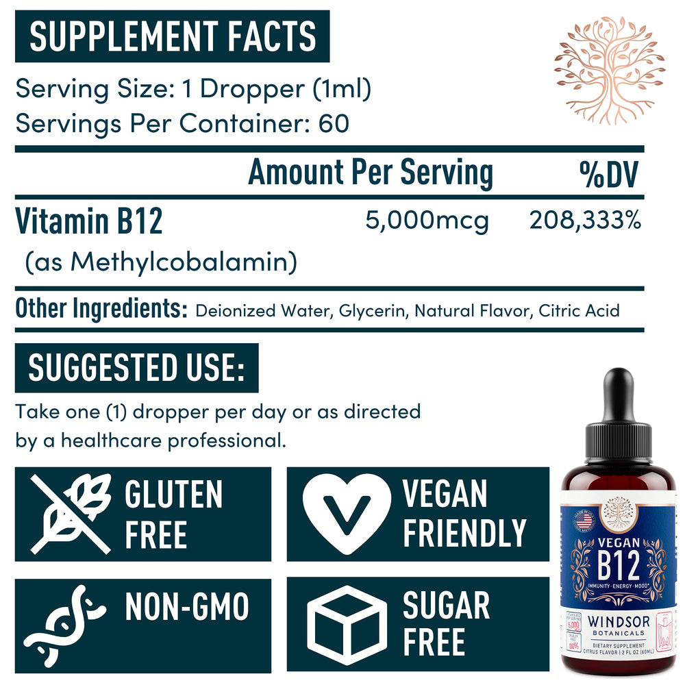 B12 drops supporting immune health