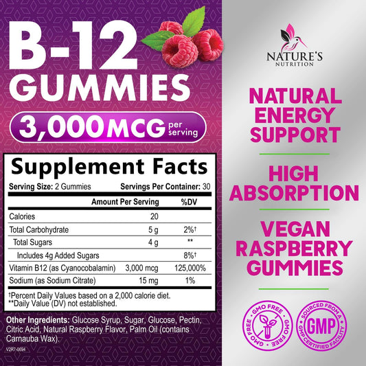 Gummies in bottle with a 60-count label