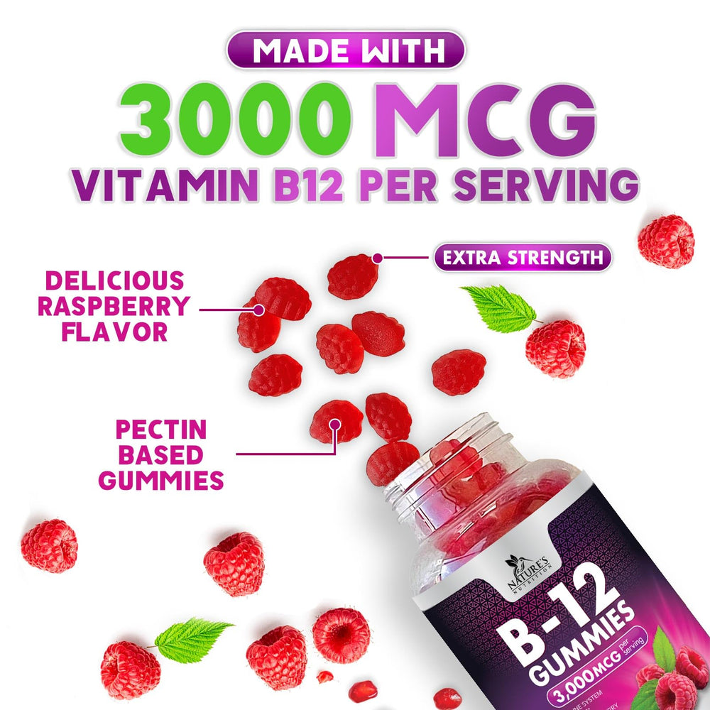 Kid-friendly B12 gummy representing children-friendly supplement