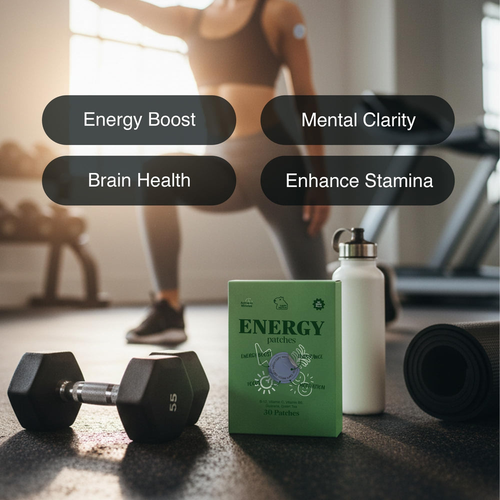 12-hour energy release concept with clock imagery