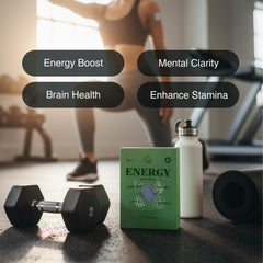 12-hour energy release concept with clock imagery