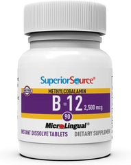 B12 for energy support and nervous system health via sublingual delivery.