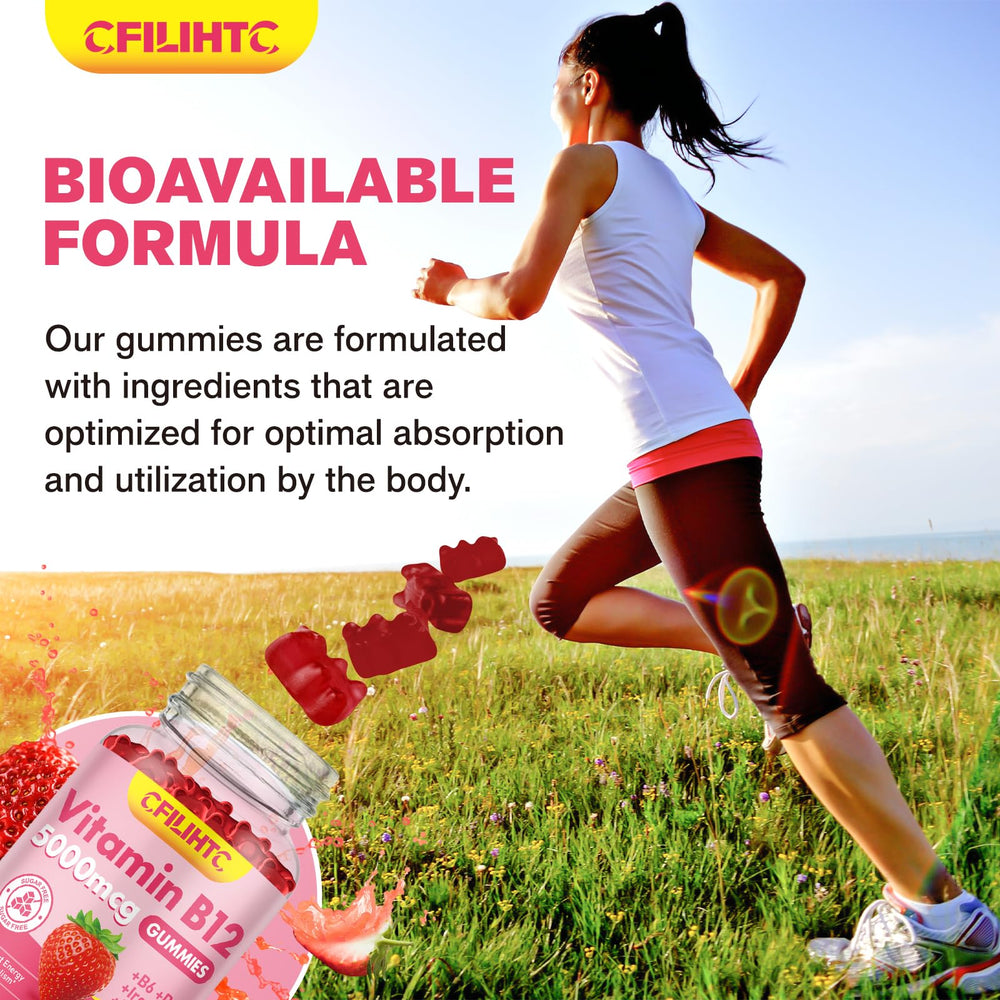 Gummies ingredients: B6, D3, iron and folate