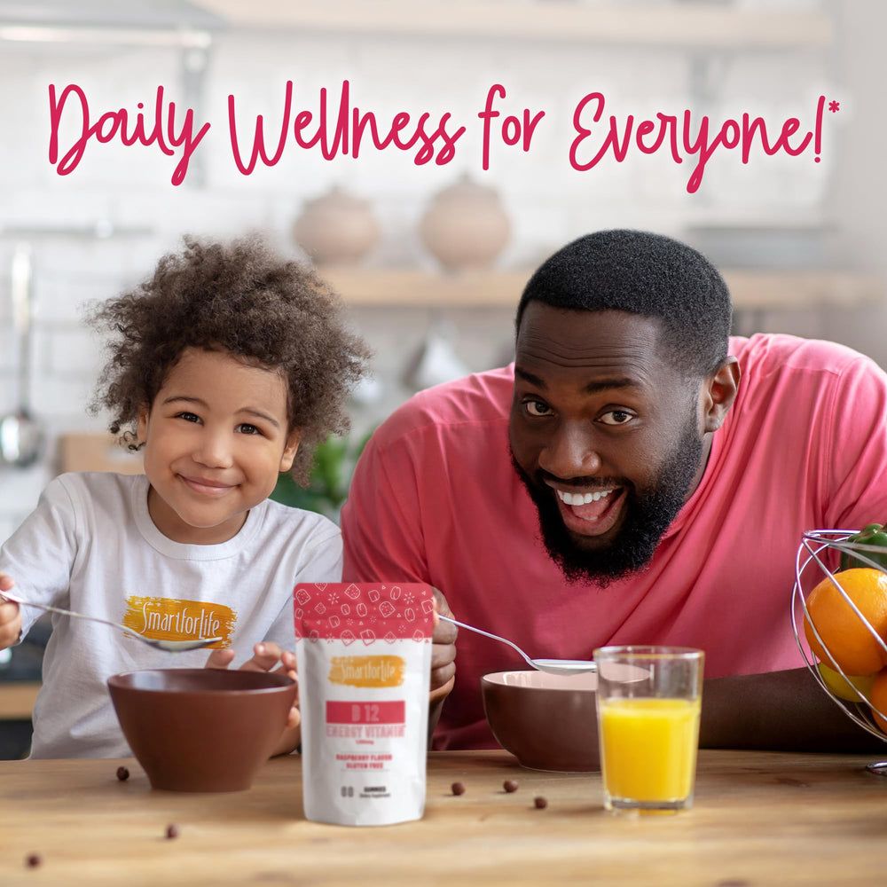 Label of Smart for Life B12 Gummy Vitamins Raspberry