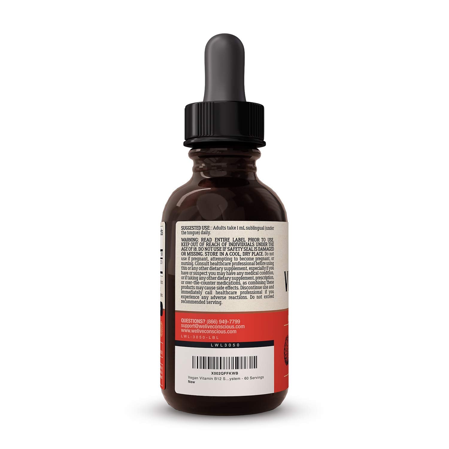 Memory support and brain health with B12 graphic