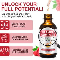 B12 Methylcobalamin liquid drops bottle