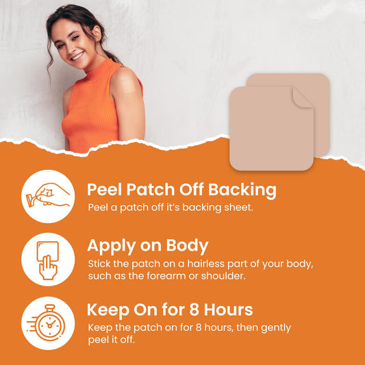 B12 patches for energy and focus for women and men