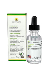 Packaging of B5 gel with hyaluronic acid