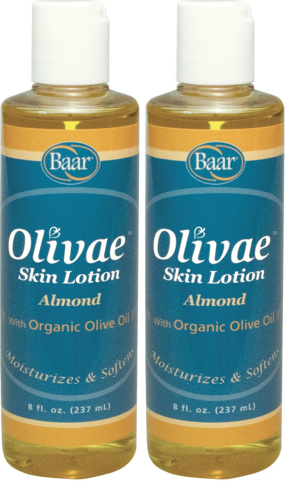 Baar Olivae Skin Lotion & Massage Oil bottle and packaging – per-pack information