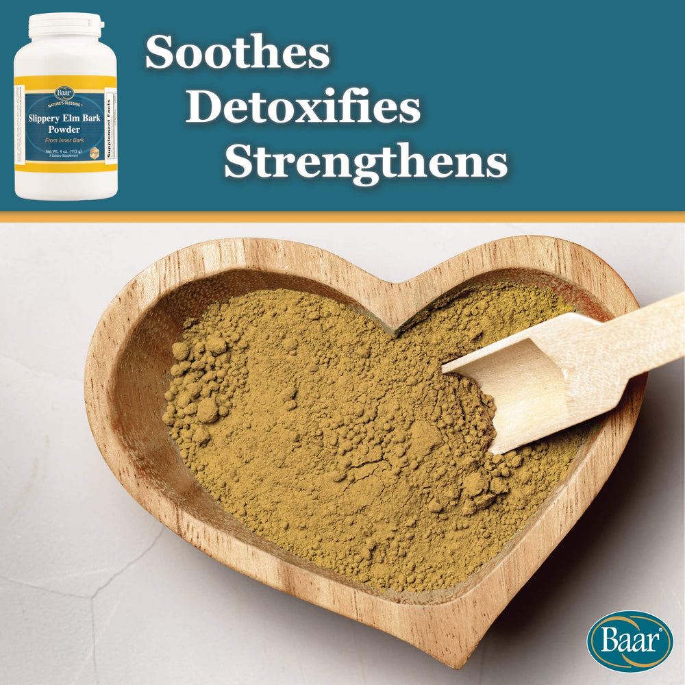 Baar Slippery Elm Powder 4 oz jar