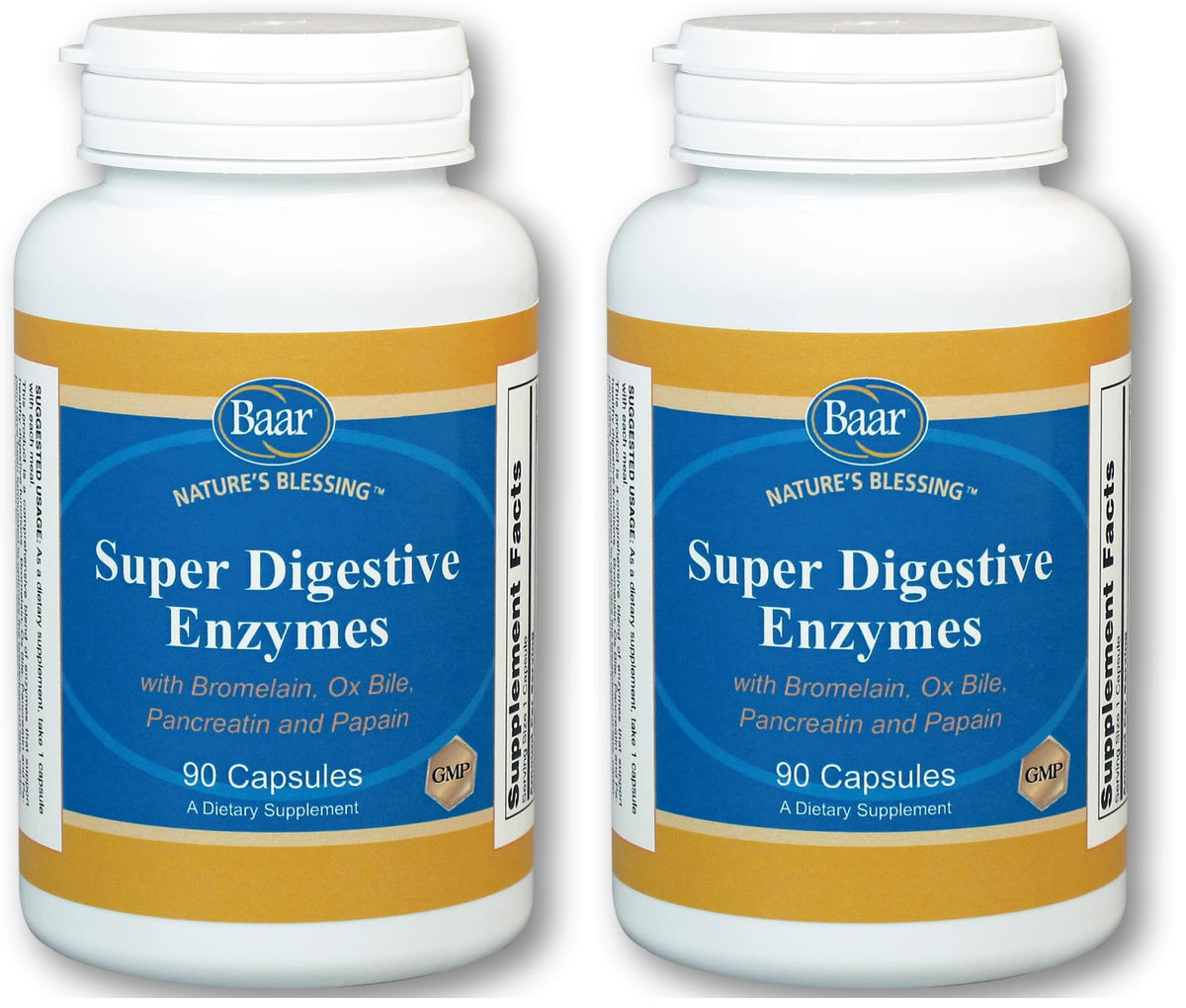 Baar Super Digestive Enzymes bottle front view
