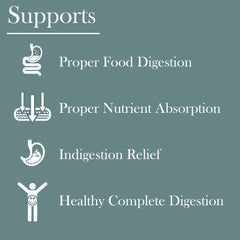 Front view of Baar Super Digestive Enzymes bottle with 90 capsules
